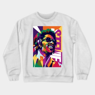 Stevie Wonder WPAP Crewneck Sweatshirt
